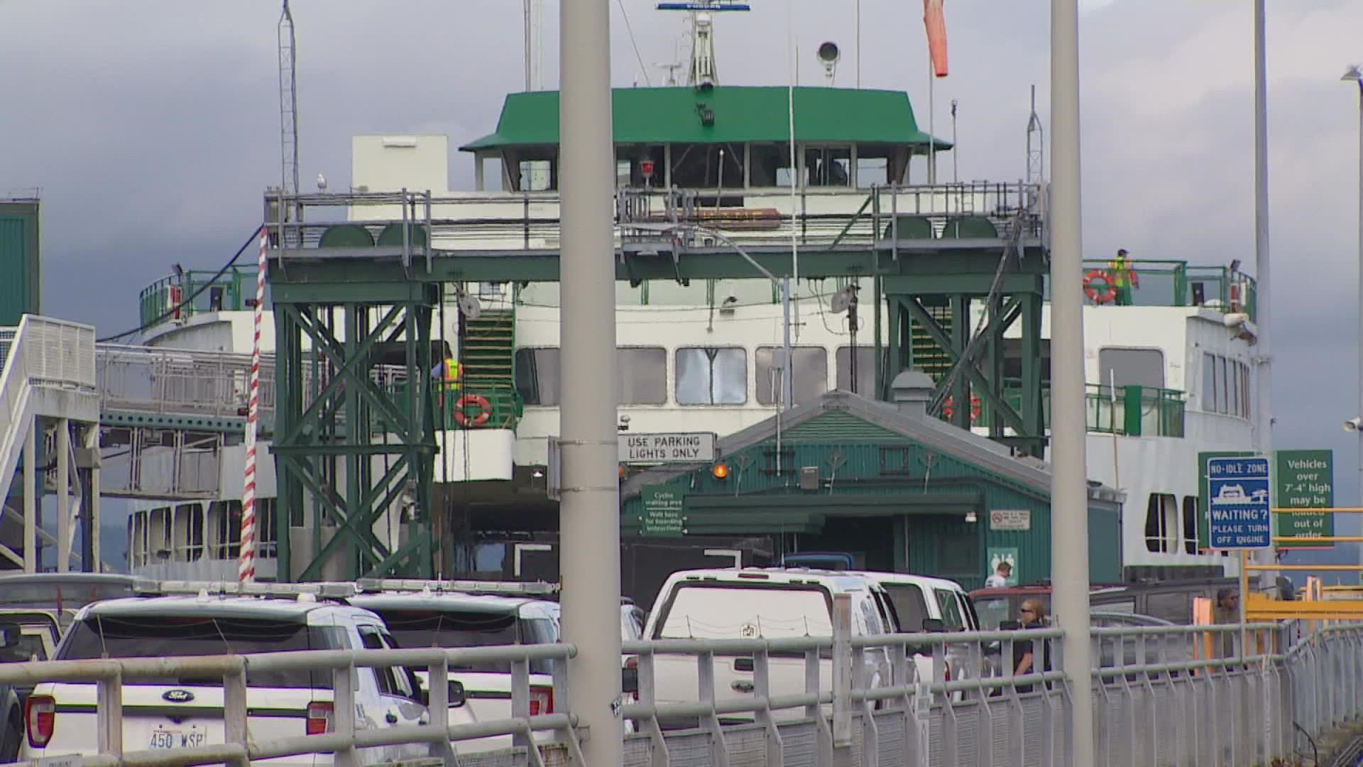 Officials said the Washington state ferry system will operate on a reduced schedule “until further notice” this summer due to crew shortages.