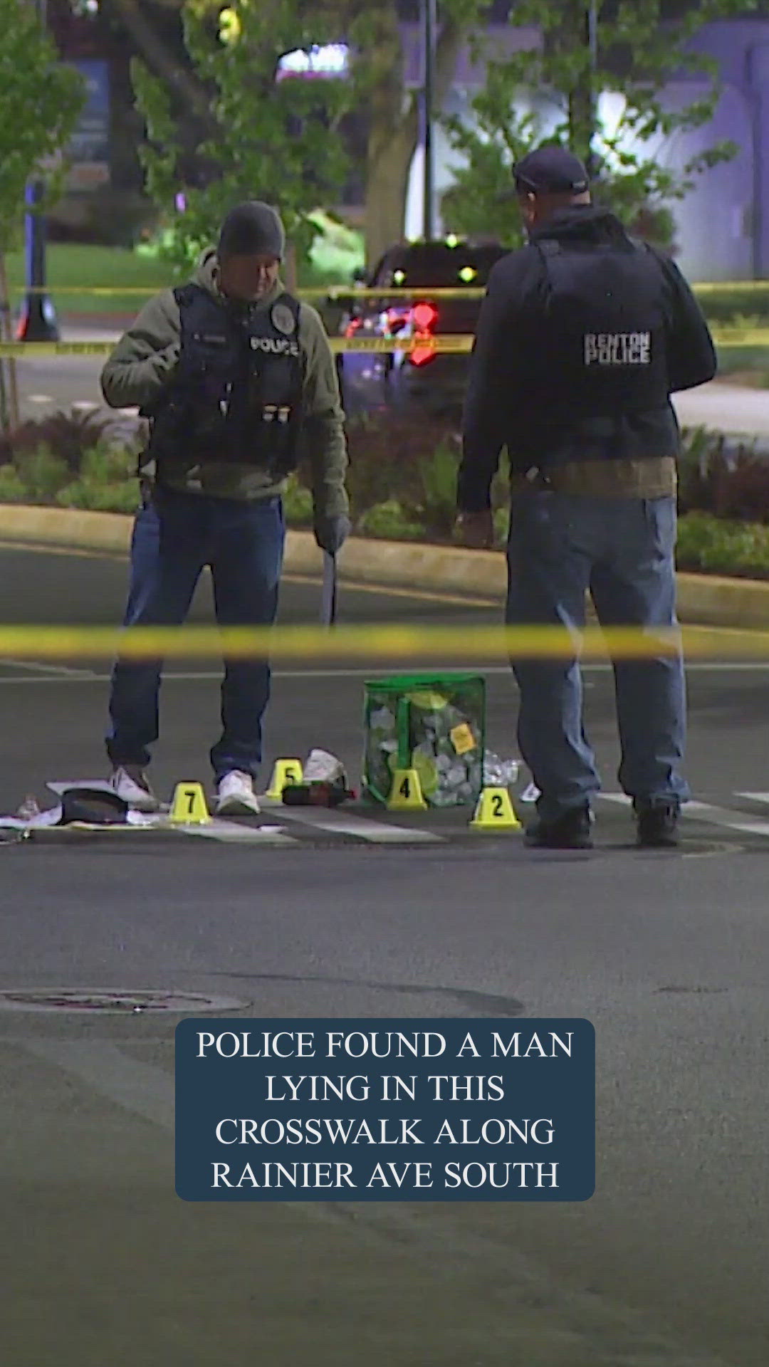 Police investigate after man found shot in Renton crosswalk | king5.com