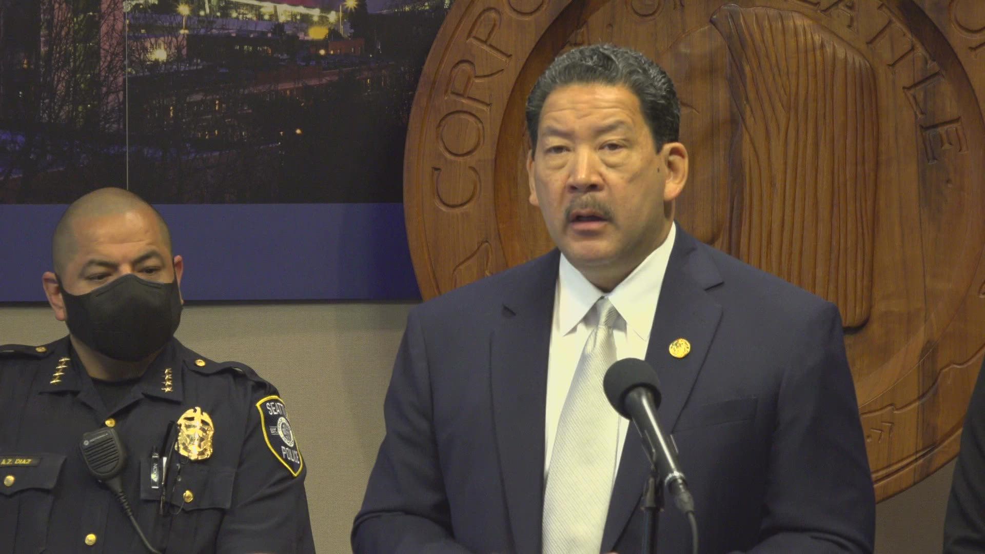 Mayor Bruce Harrell made public safety one of the key topics of his campaign in 2021.