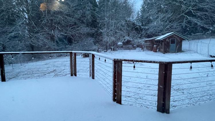 Lowland snow possible in western Washington Wednesday