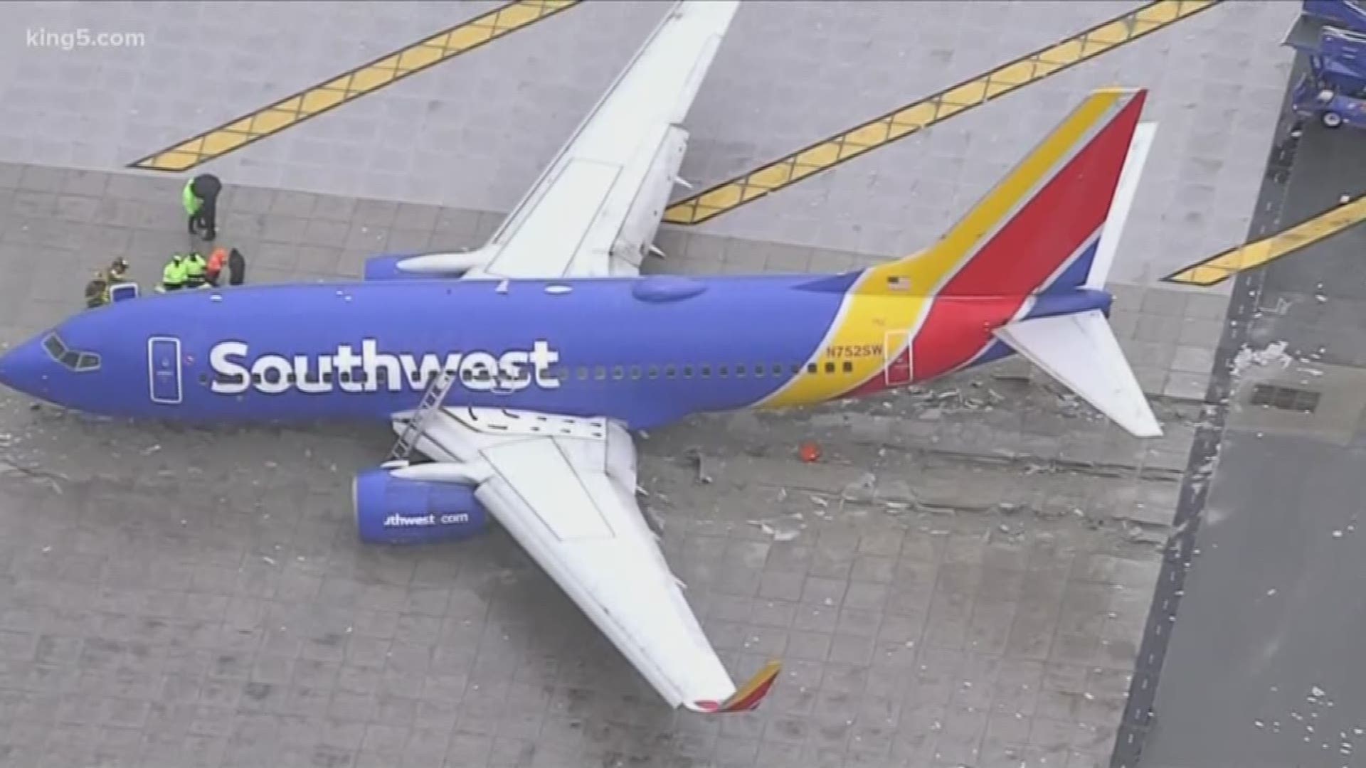 Southwest Airlines confirmed that there were no injuries among the 112 passengers and five crew members.
