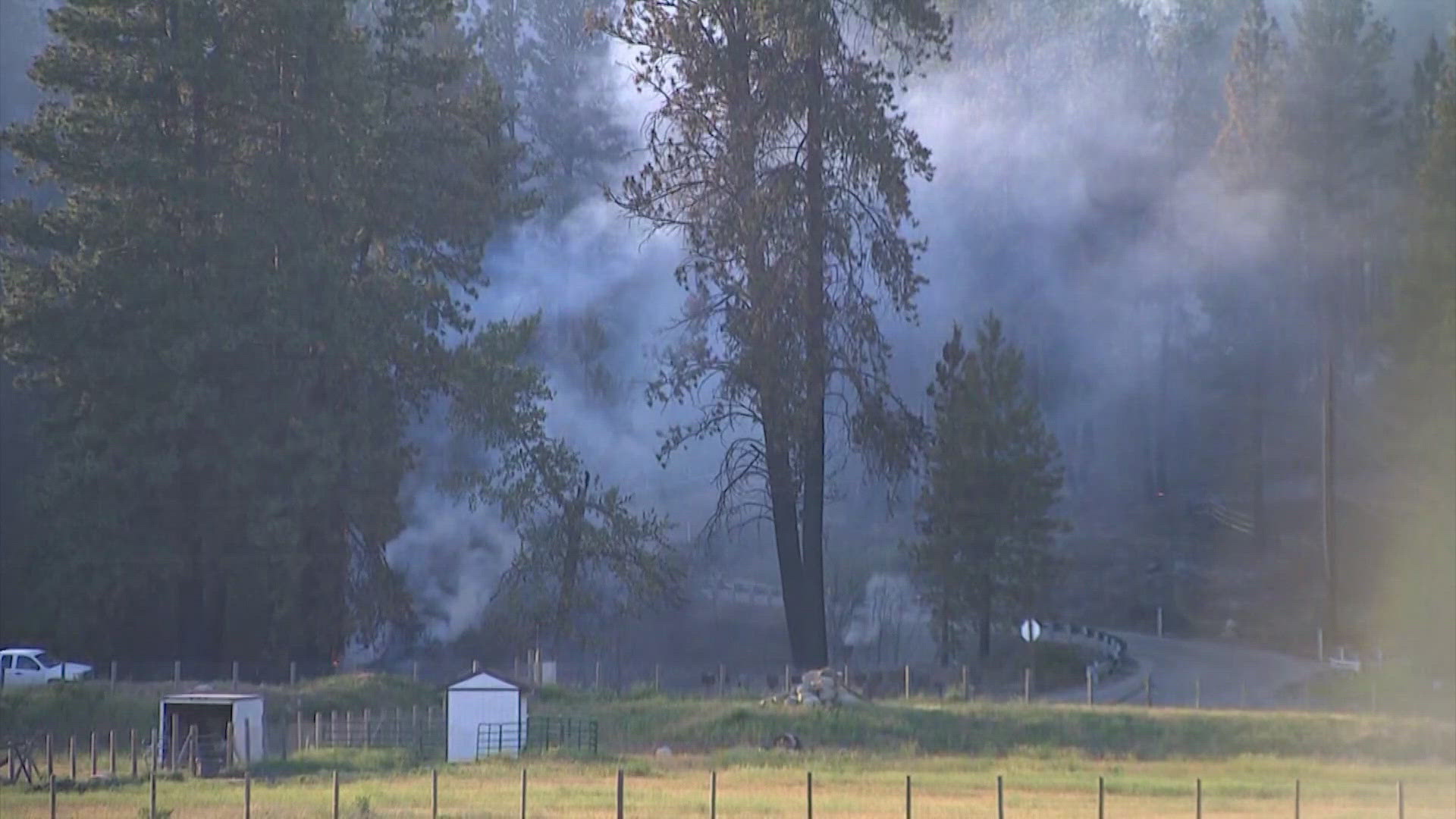 While the fire is still 0% contained, fire crews say it is not progressing
