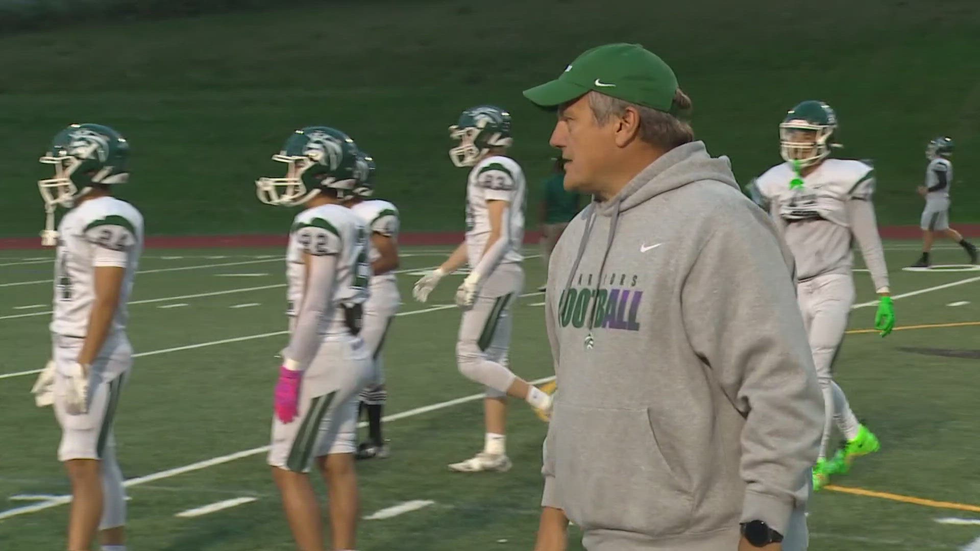 "You're only as big as your challenge," says Edmonds-Woodway Head Coach John Gradwohl ahead of the Oct. 13 game.