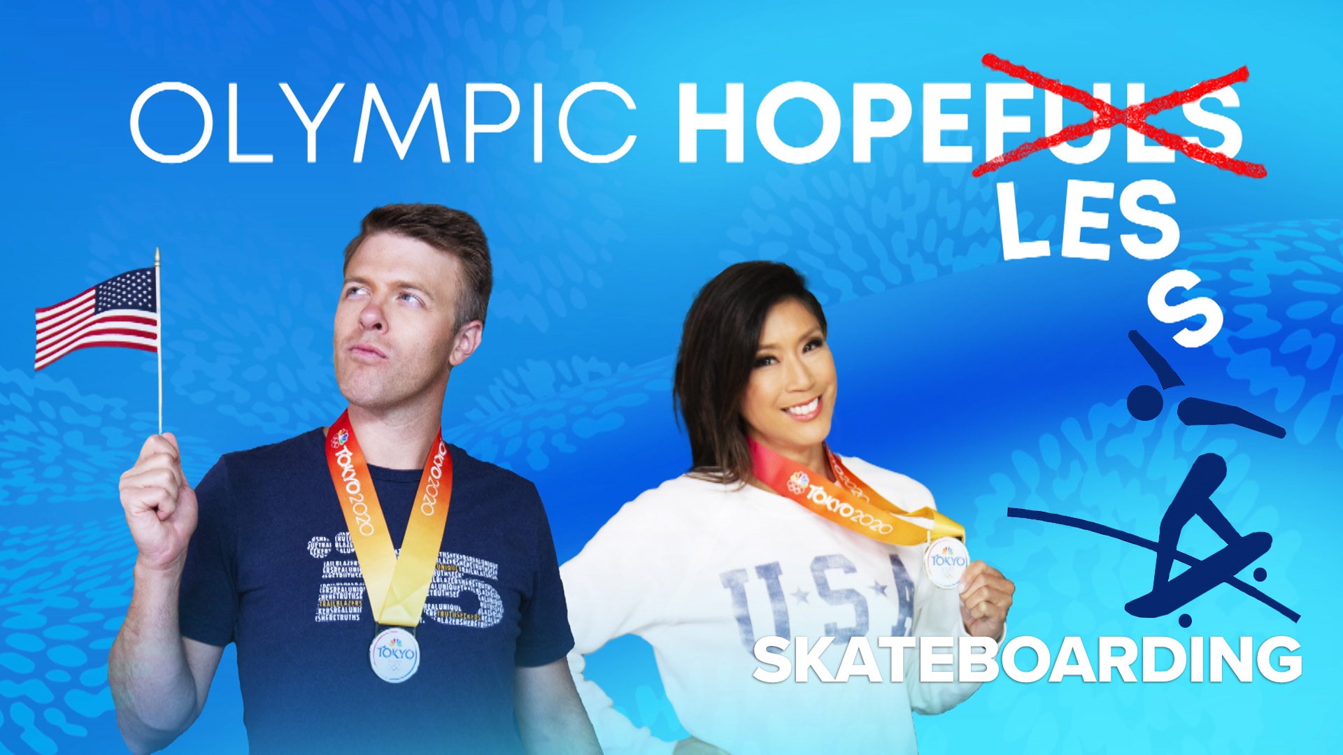 Mimi and Jake rise and grind to tackle their final new Olympic sport: skateboarding