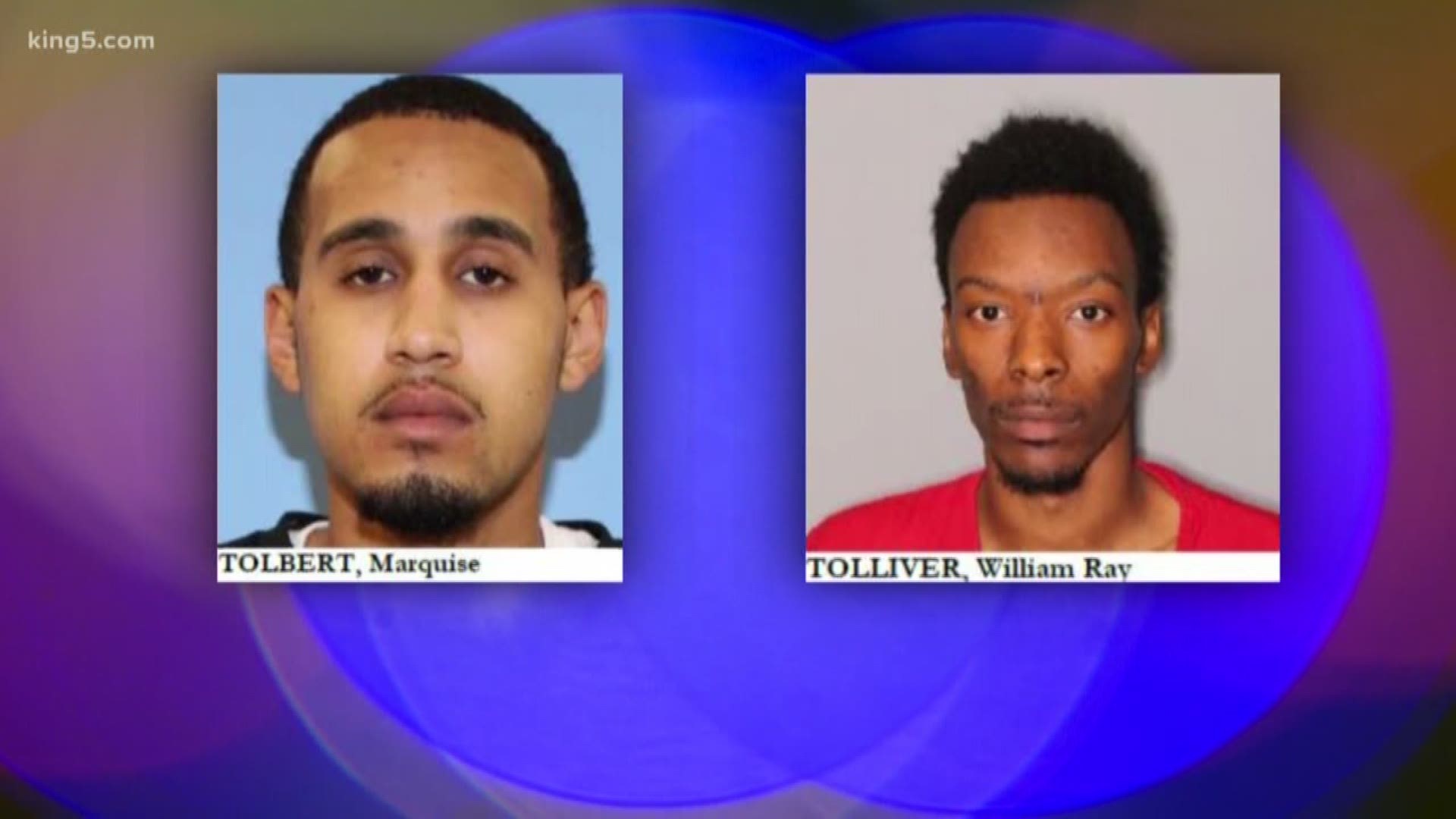 Marquise Tolbert and William Tolliver were arrested in Las Vegas this weekend in connection with the deadly shooting in downtown Seattle.