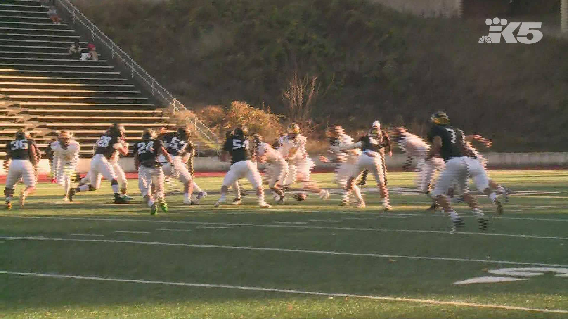 Highlights of Bellevue's 22-20 win over Lincoln (Tacoma) in the State Quarterfinals