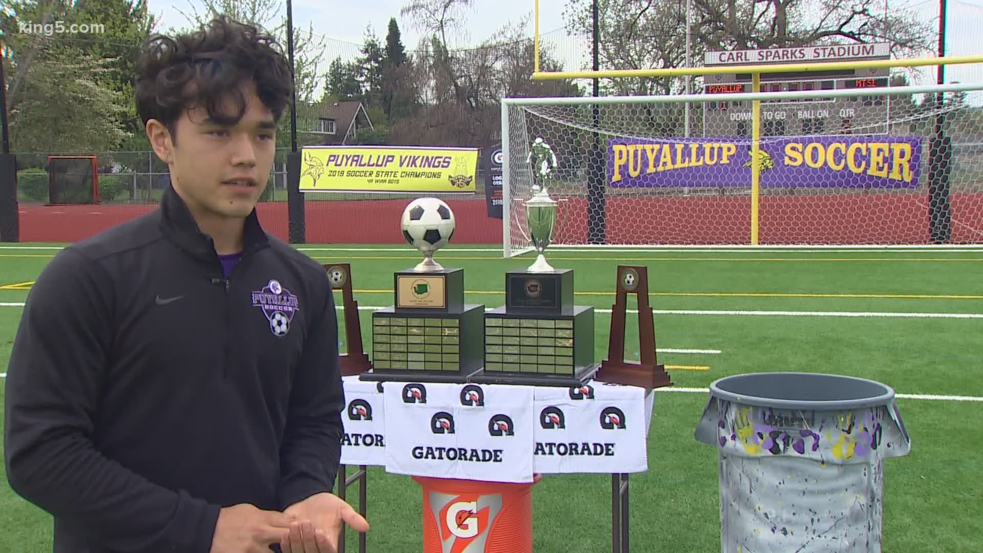 Puyallup High Senior Logan Oyama is one of the best soccer players in the state. He was named the 2019 Gatorade Soccer Player of the Year.