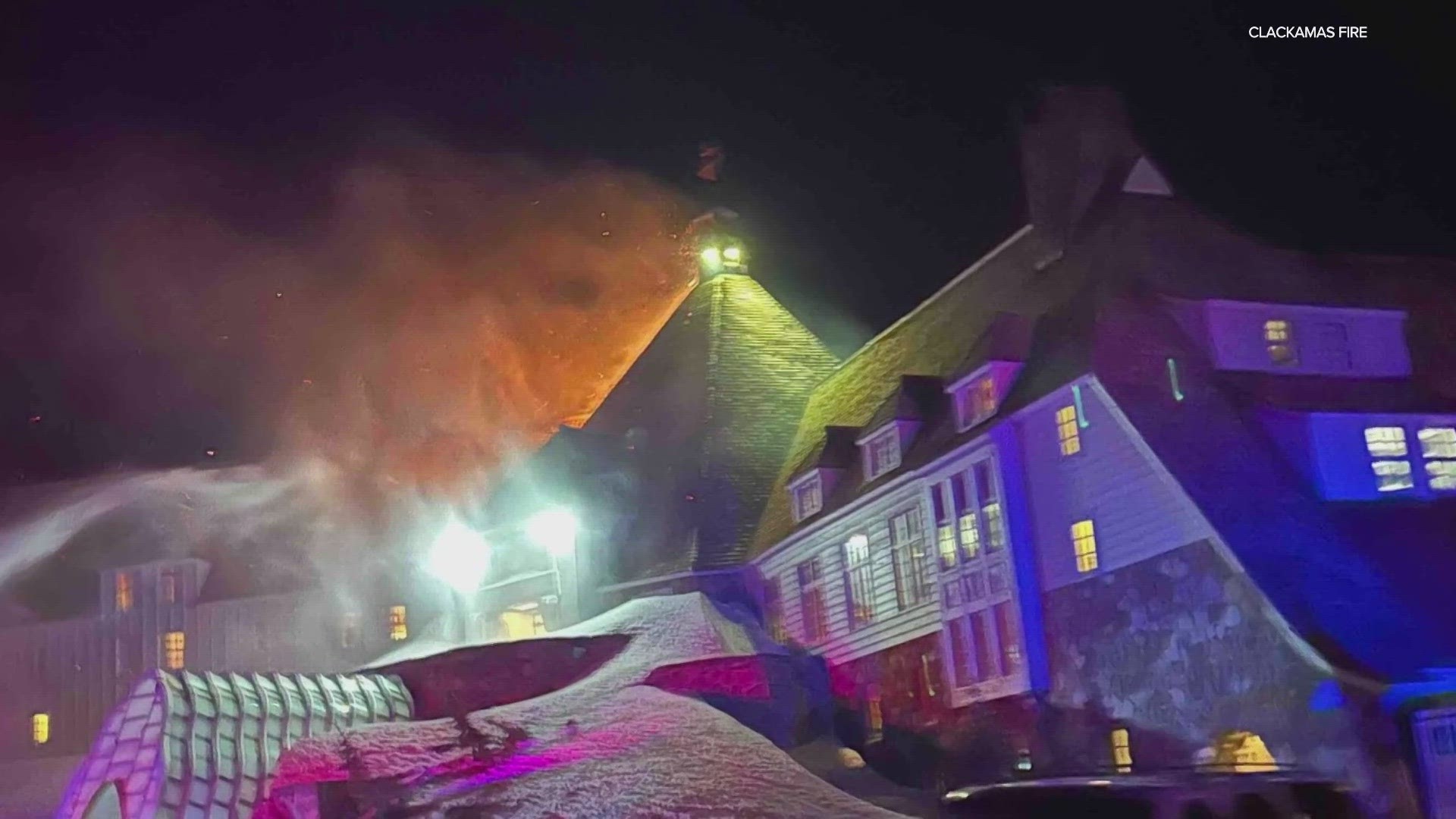 Timberline Lodge is closed after an overnight attic fire.  Nobody was injured.