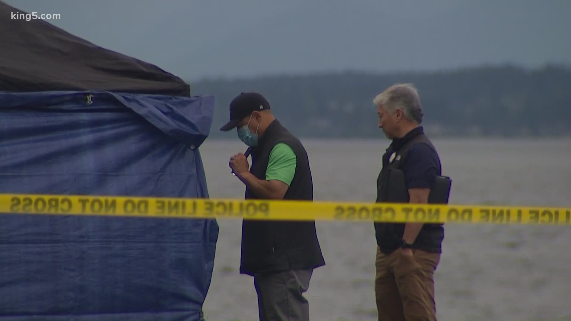 People who live in the area were shocked to hear that "several bags" of human remains were found near Luna Park in West Seattle. Police are investigating.