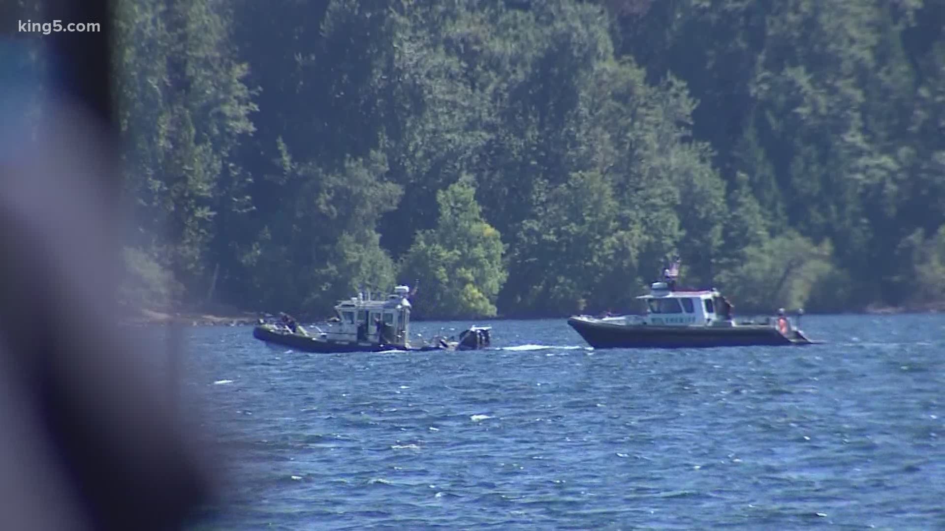 Seattle Fire received a 911 call about a man who jumped off a boat to go swimming and did not resurface.