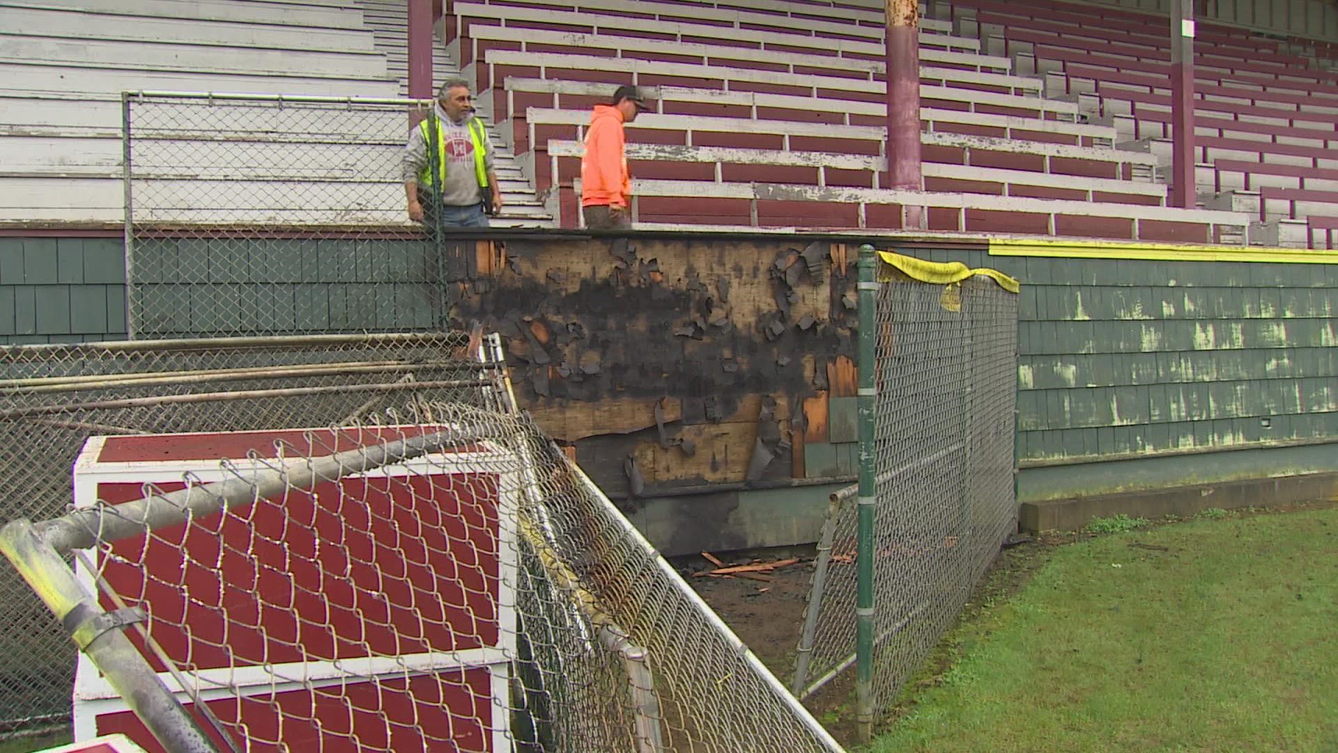 Built in 1938, Hoquiam's Olympic Stadium is on the National Register of Historic Places.