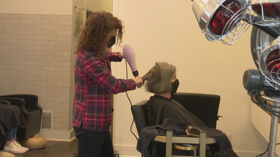 West Seattle hair salon sees cancellations due to COVID-19 variant surge