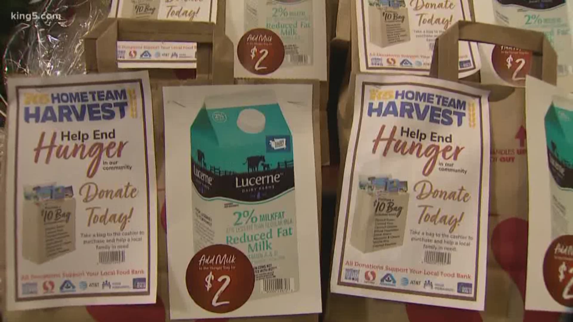 Help end hunger with Home Team Harvest Hunger Bags