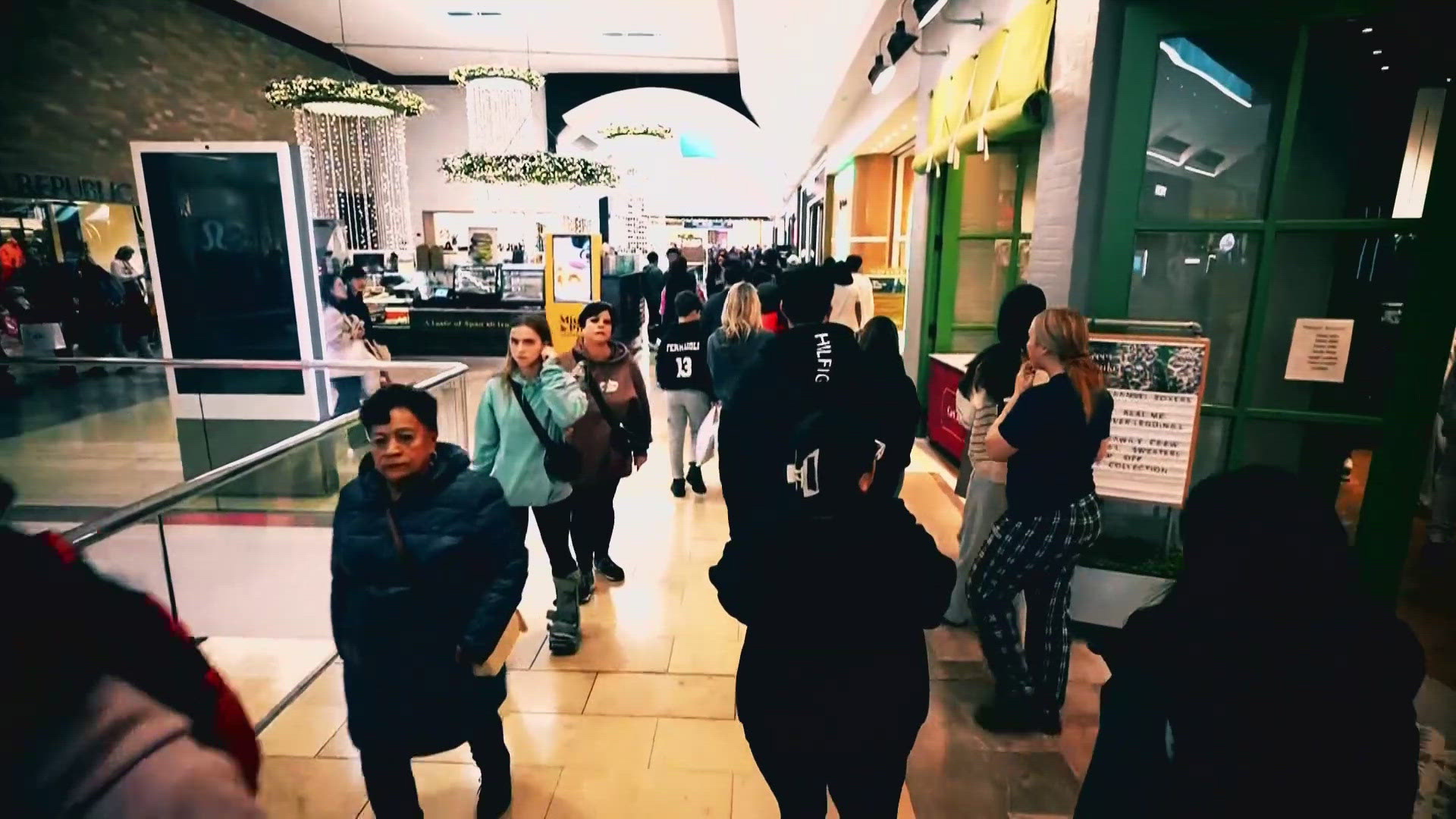 Online sales were also up 15% as fewer people are doing in-person Black Friday shopping