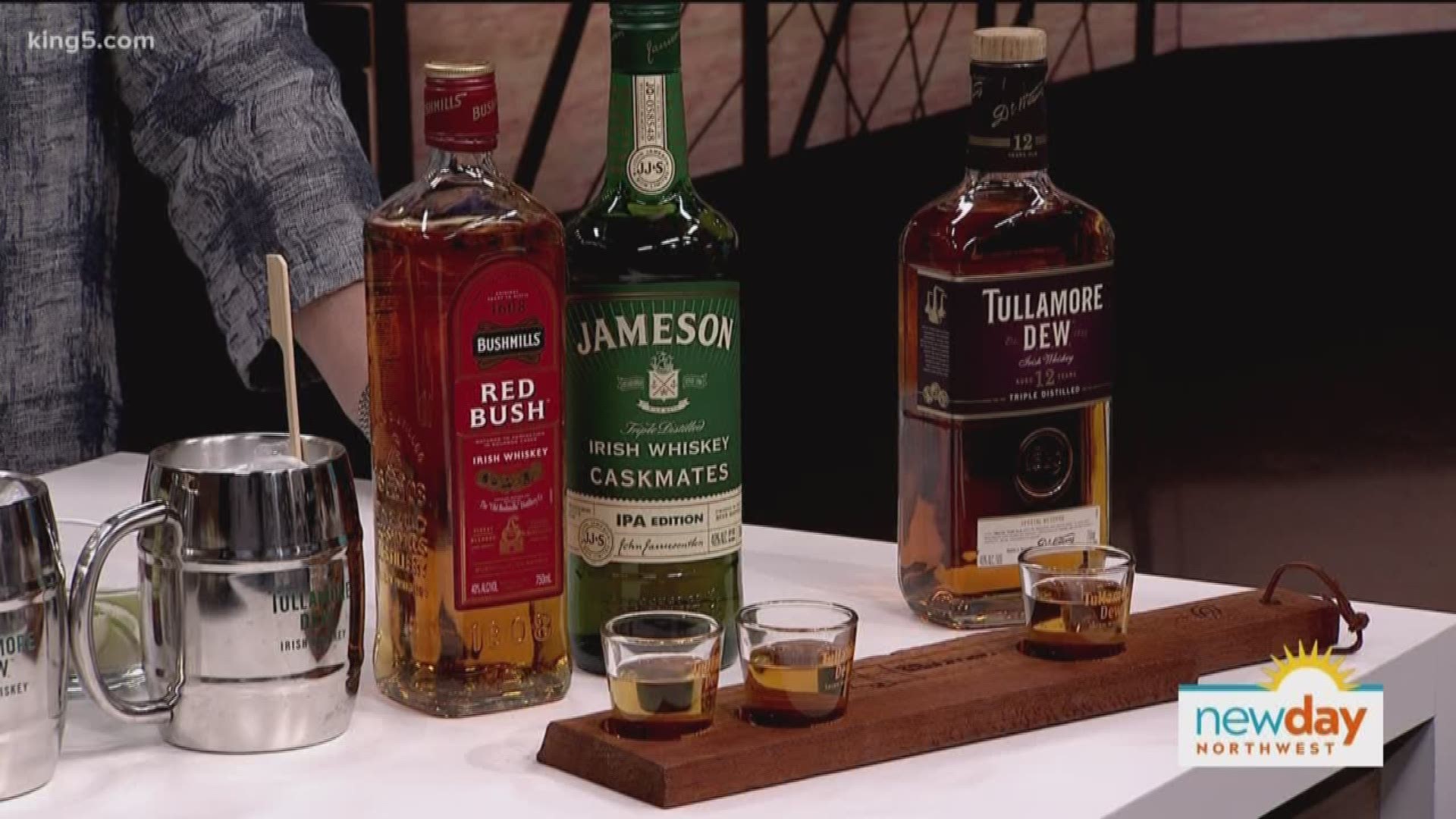 An Irish whiskey is integral to a St. Patty's day party.