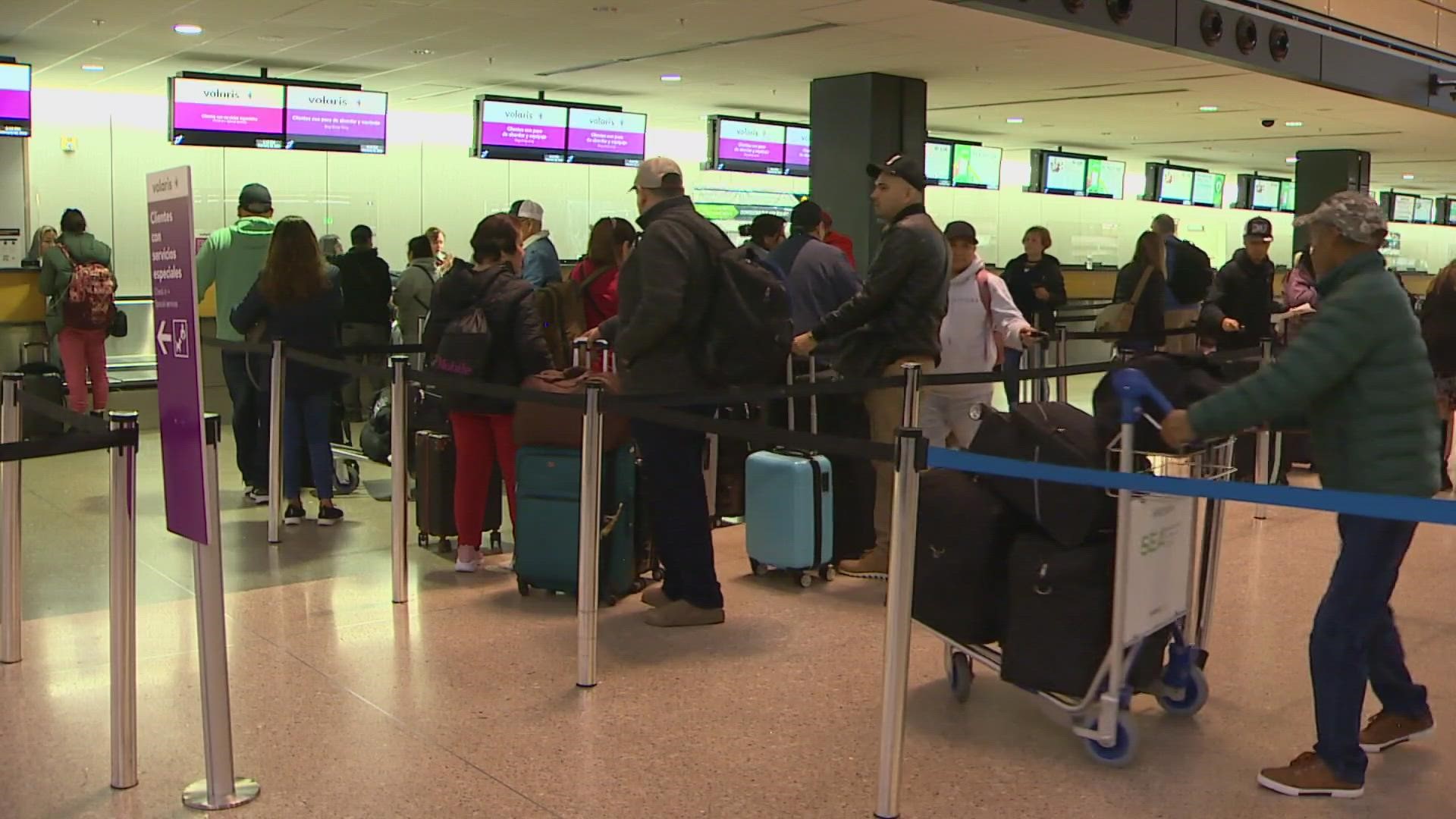 The funding will be spent on relocating a TSA checkpoint from the upstairs departures area to the downstairs arrival area.