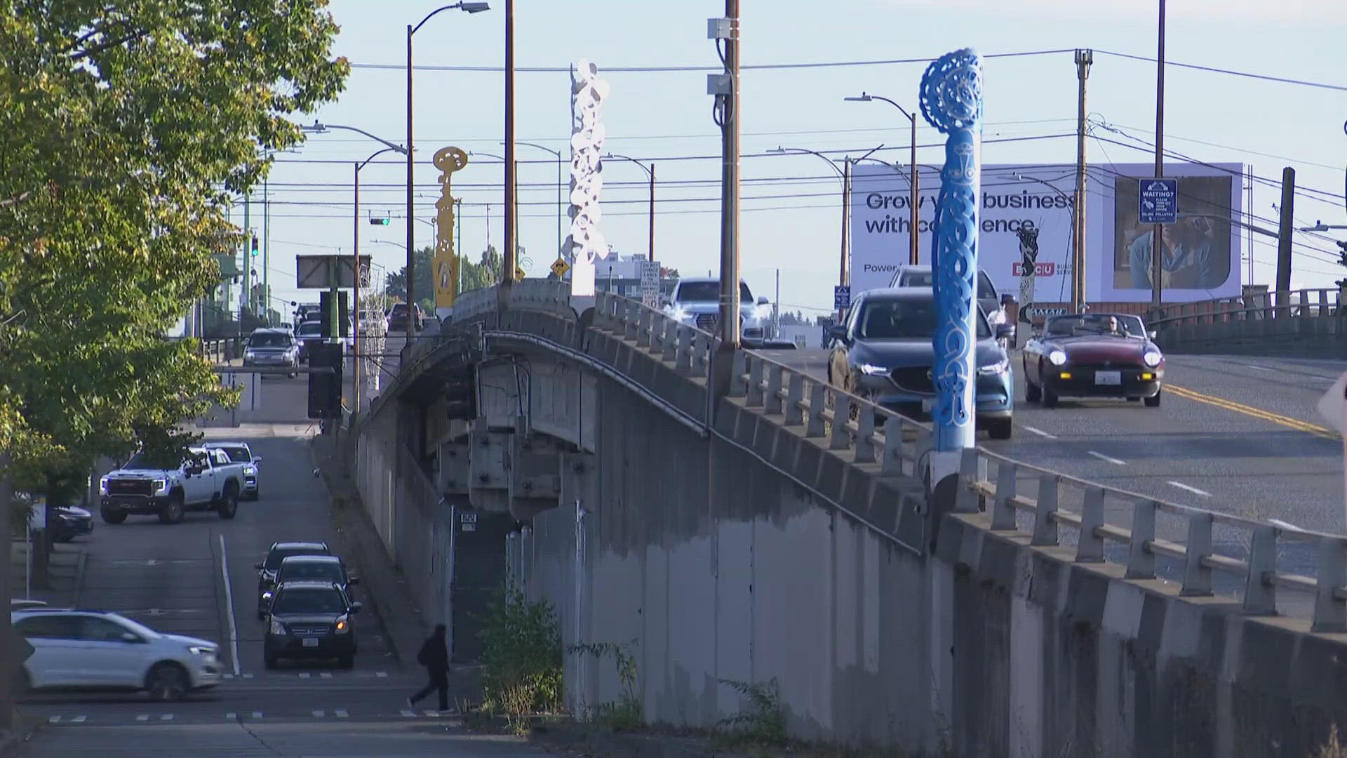 The closures are part of work that started in the summer.