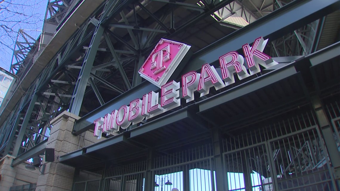 T-Mobile Park signs go up before Mariners home opener 