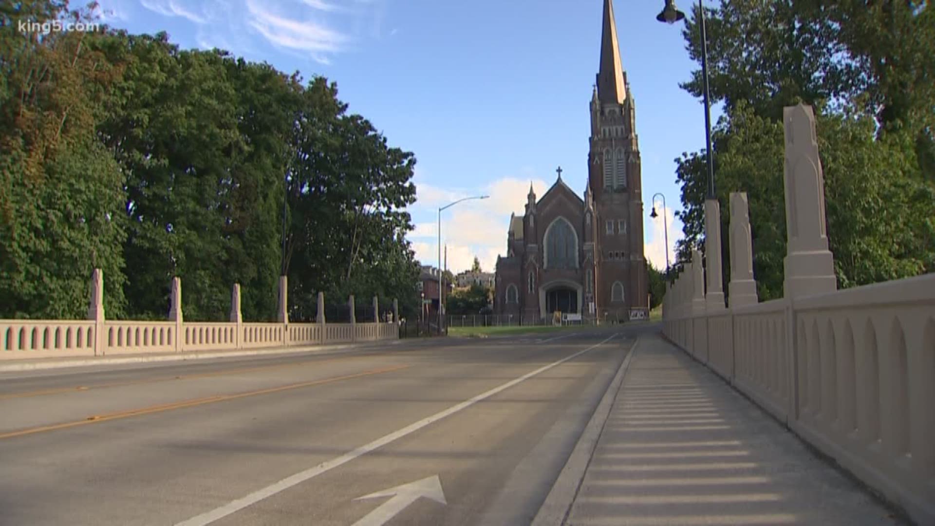 Parishioners and community members formed Save Tacoma’s Landmark Church to try to save the church. The group said they had been working with the Archdiocese on a fix for six months. KING 5's Vanessa Misciagna reports.