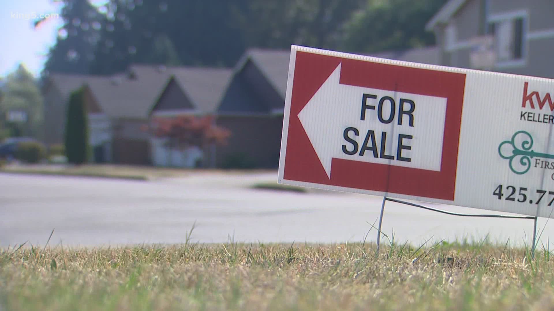 Prices have soared, as Snohomish County saw a 16% increase in home sales over this time last year and a low inventory of houses for sale.