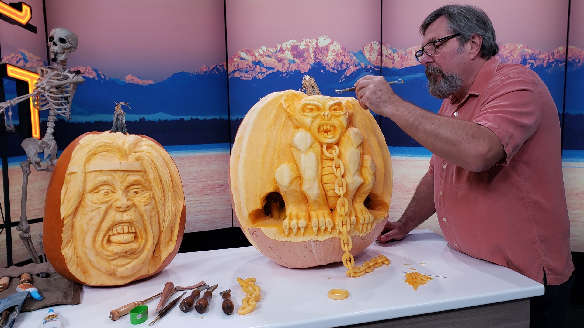 Master pumpkin carver, Russ Leno, is here to share some tips and tricks from his 20+ years of carving.