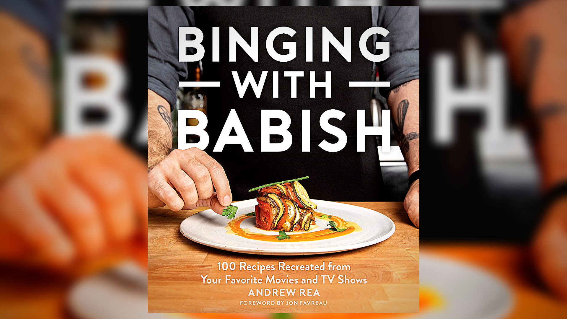 Andrew Rea is here to promote his new cookbook, Binging with Babish, and shows how movies and food inspire each other.