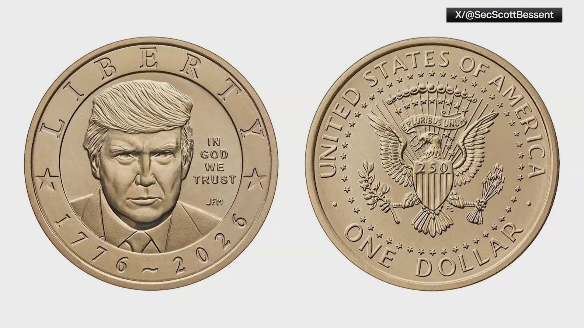Treasury minting Trump coins | king5.com