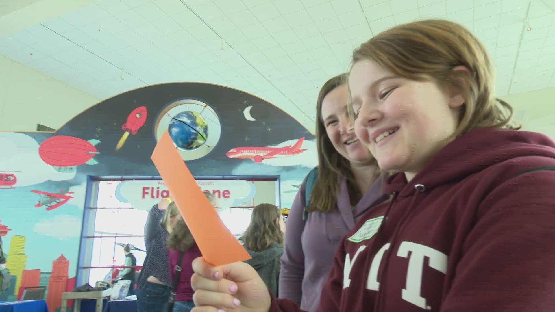 Museum of Flight officials said the goal of the one-day event is to inspire girls and young women to consider careers within the aviation and aerospace fields.
