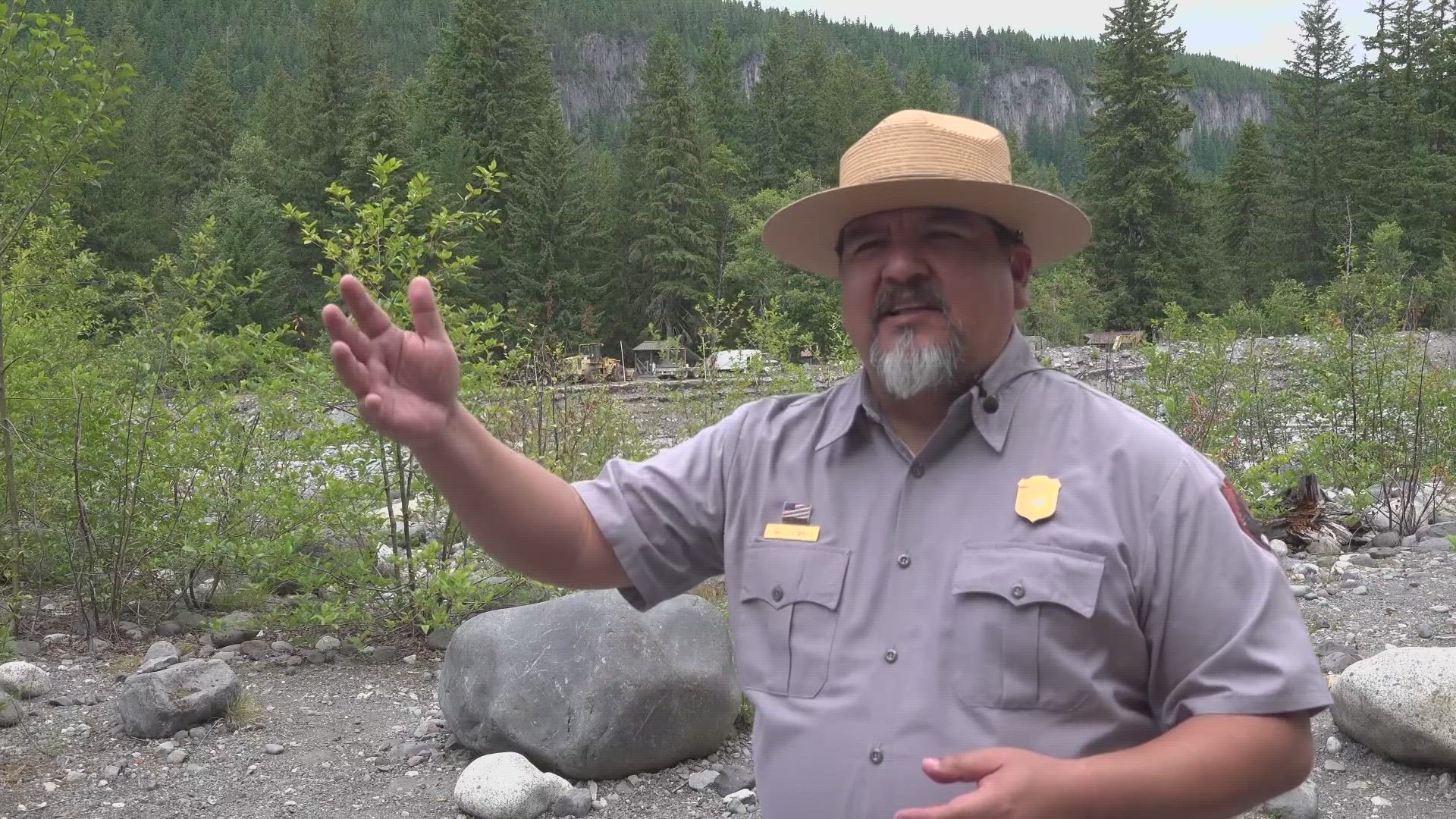 The director of the National Park Service visited Monday to tour infrastructure work alongside US Representative Kim Schrier and Superintendent Greg Dudgeon.