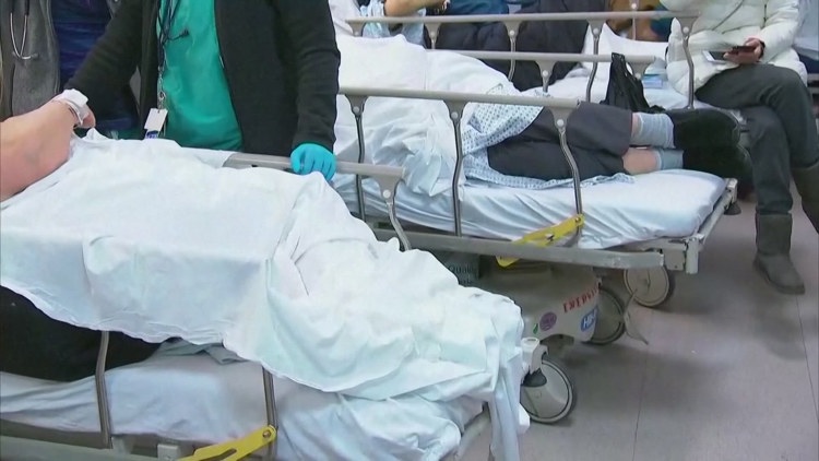 King County ER visits for flu-related symptoms have doubled, with the majority of patients being children.  