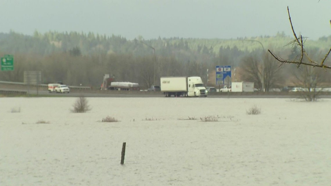 I-5 reopens in Lewis County after being closed due to flooding | king5.com