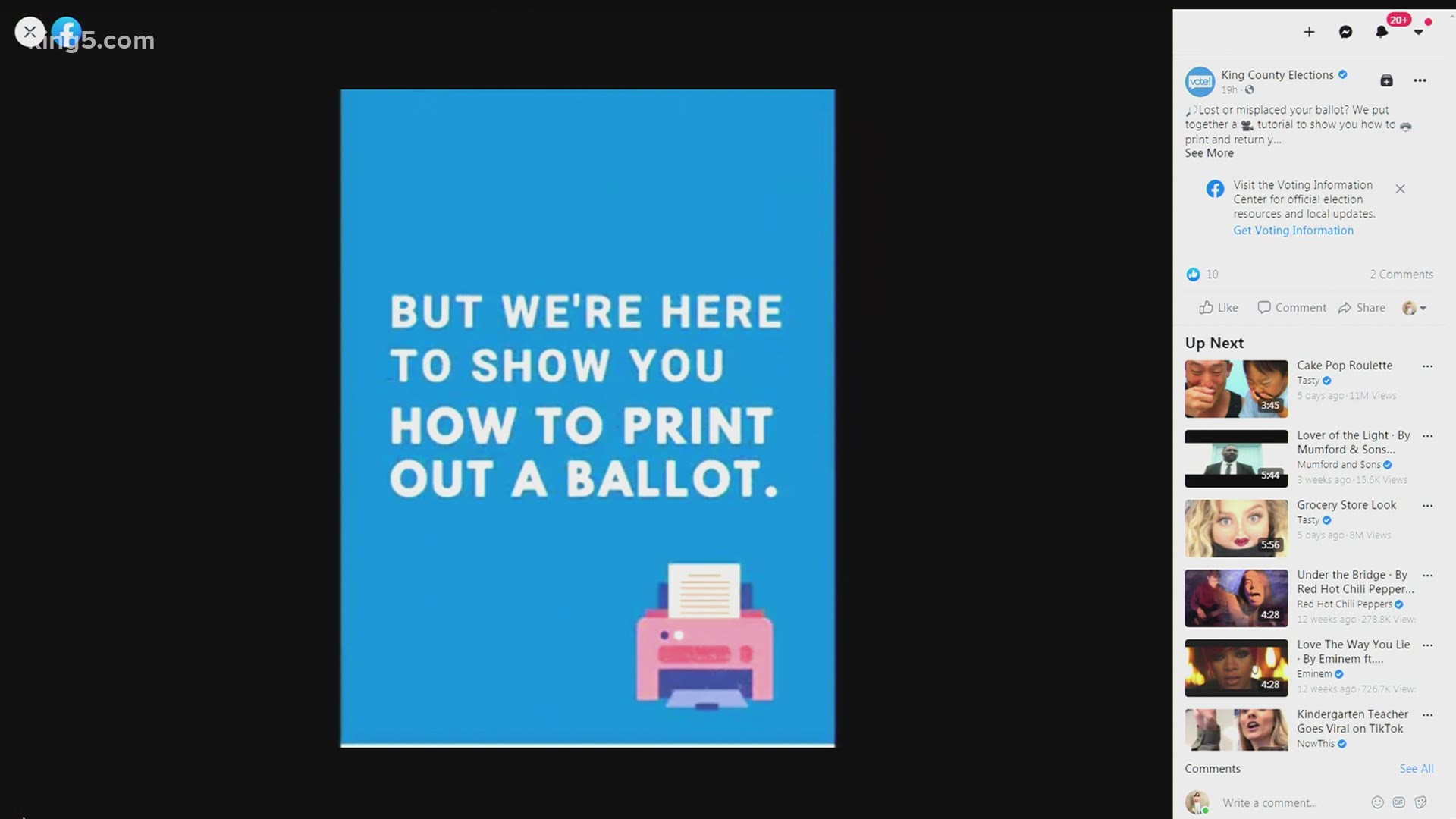 There's no excuse not to vote if you lost or damaged your ballot. Visit MyVote.wa.gov to print a replacement.
