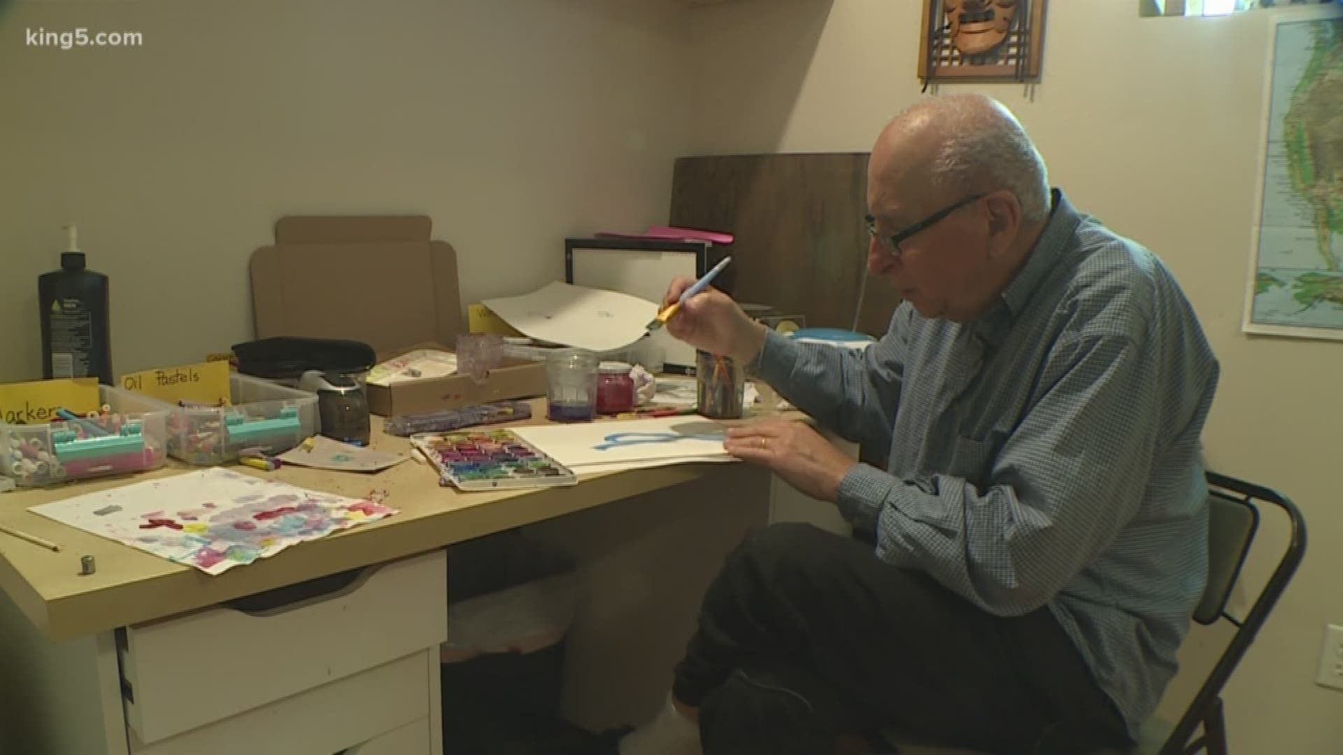 The Art of Alzheimer's exhibit, a travelling exhibit that showcases art created by Alzheimer's patients, is stopping in Bellevue.