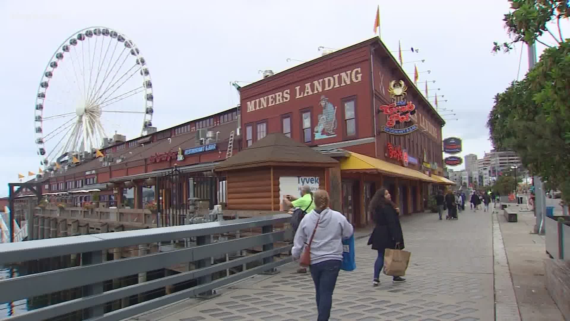 Businesses on Seattle's normally busy Pier 57, also known as Miner's Landing, are now scrambling after being forced to close due to safety concerns about the pier.