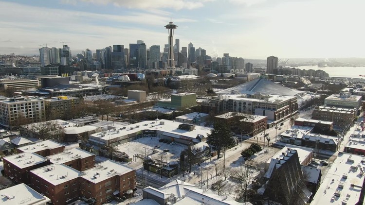 Accumulating snow expected in Seattle and Everett this weekend