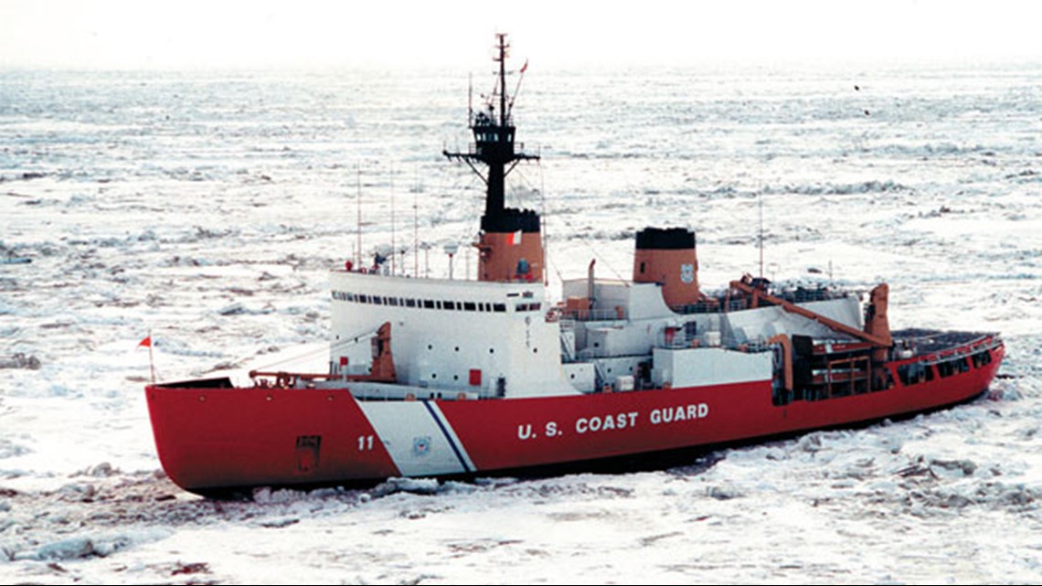 CANVAS Coast Guard Icebreaker Polar Star Art print POSTER