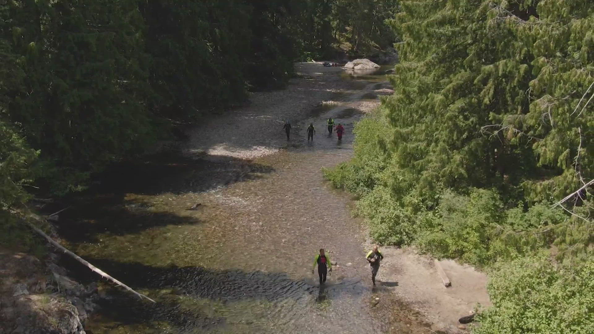 Search for Travis Decker continues amid swift water training | king5.com