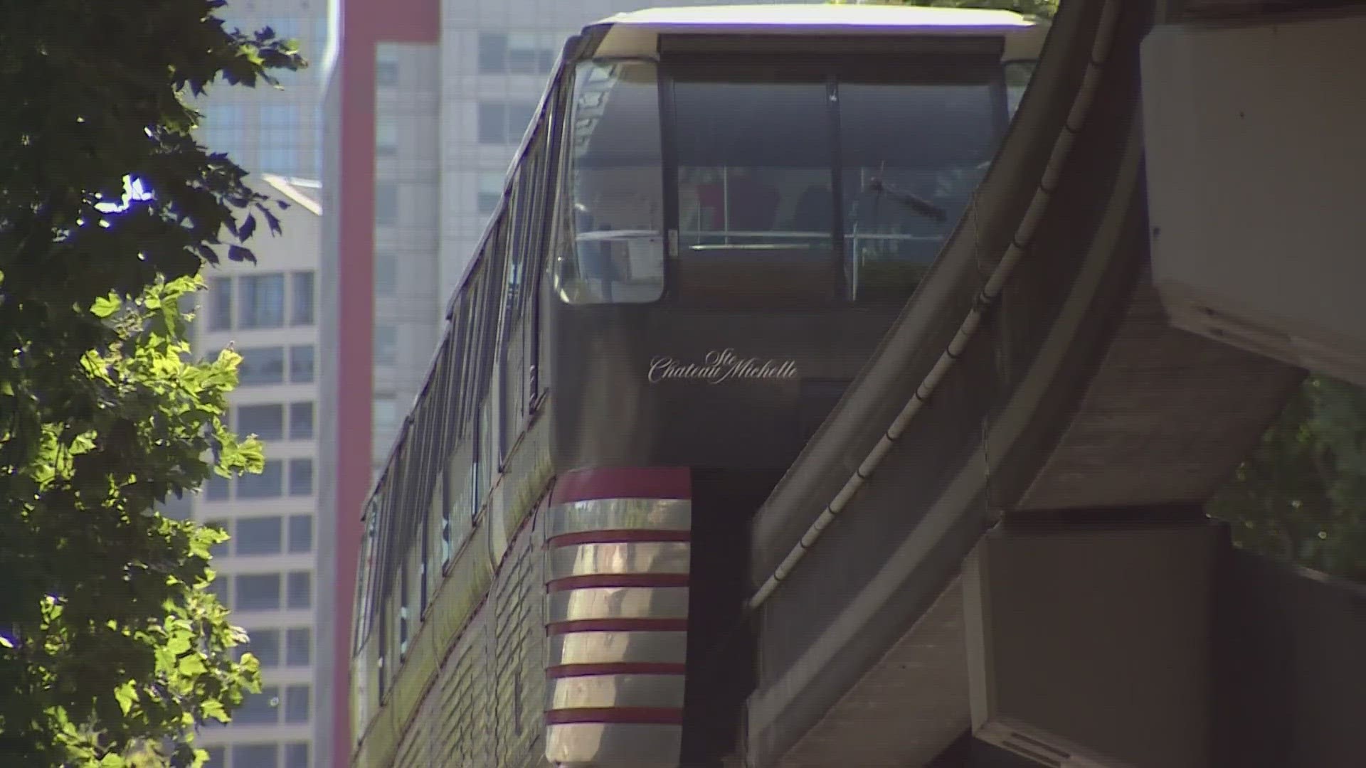 A teen who was spray painting a building was struck and killed by the Seattle Center Monorail late Sunday evening, according to police.