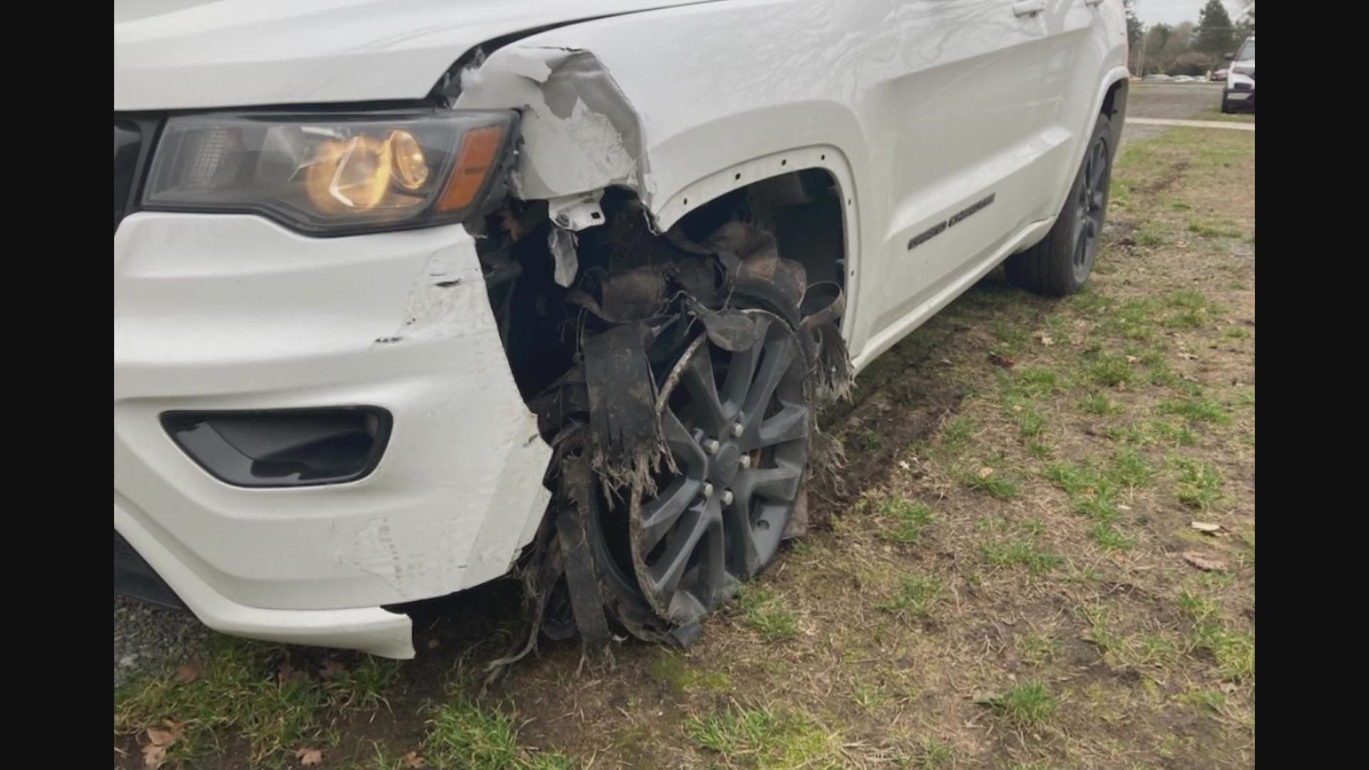 A chase took deputies from Spanaway to Lakewood Wednesday afternoon, ending at Clover Park High School.