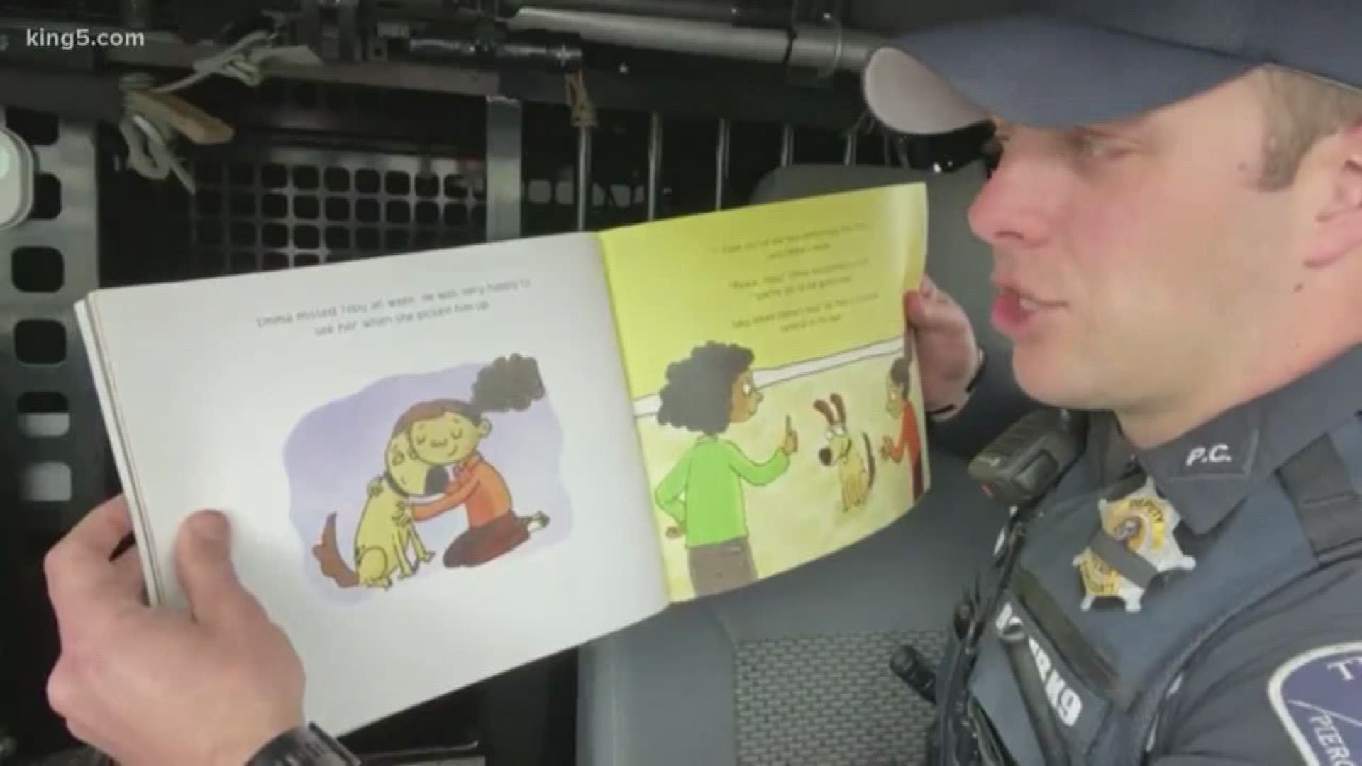 The Pierce County Sheriff's Department has been posting videos of officers reading children's books since March 22.