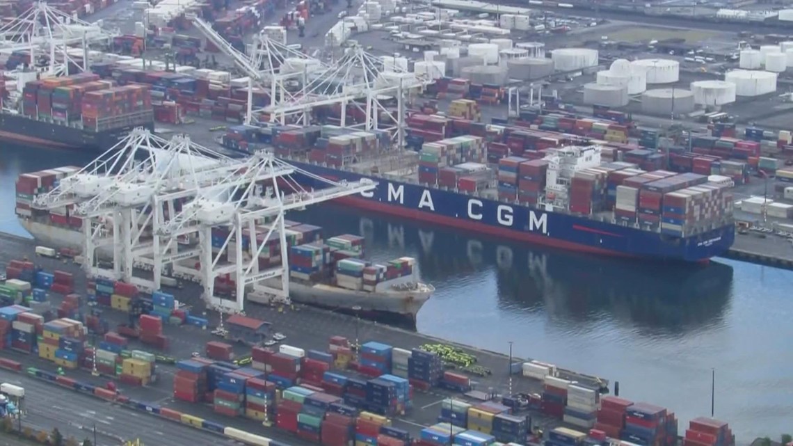 Stalled cargo in Puget Sound ports straining businesses and driving up cost of goods - Vimarsana News