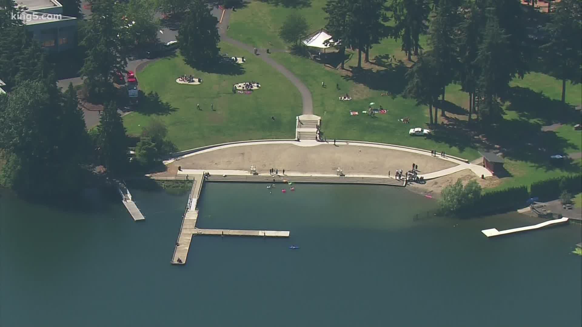 More people are expected to cool off in the water as temperatures rise in western Washington, but the Red Cross is warning people to be cautious.
