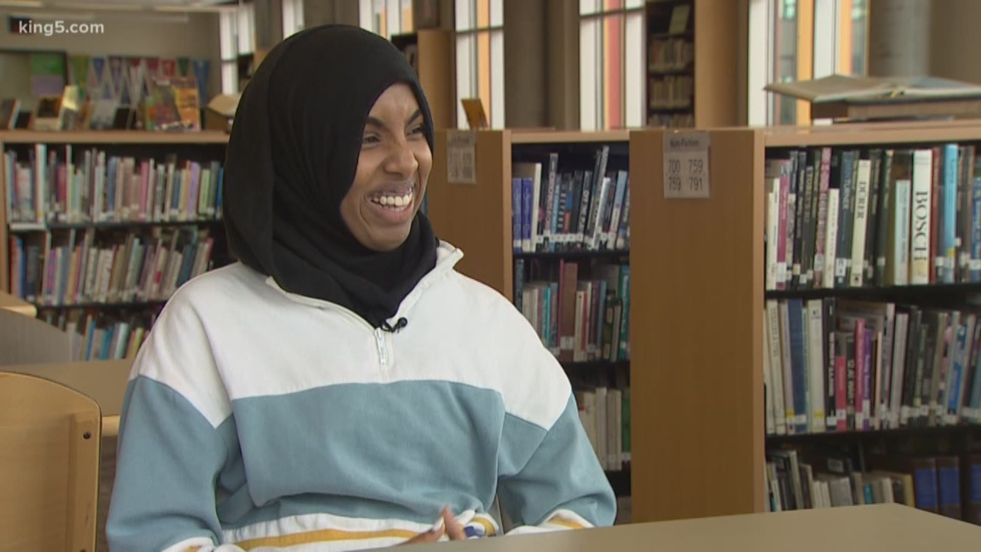 We want to to introduce you to a Shoreline High School student known for stirring up what she calls "Good Trouble" in her community. She's being honored by Princeton University for her work fighting racism. KING 5's Eric Wilkinson reports.