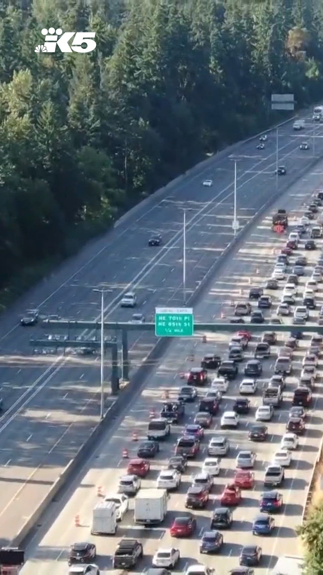 WSDOT says travelers should expect delays on Interstate 5 and Interstate 405 as crews tackle construction and maintenance.