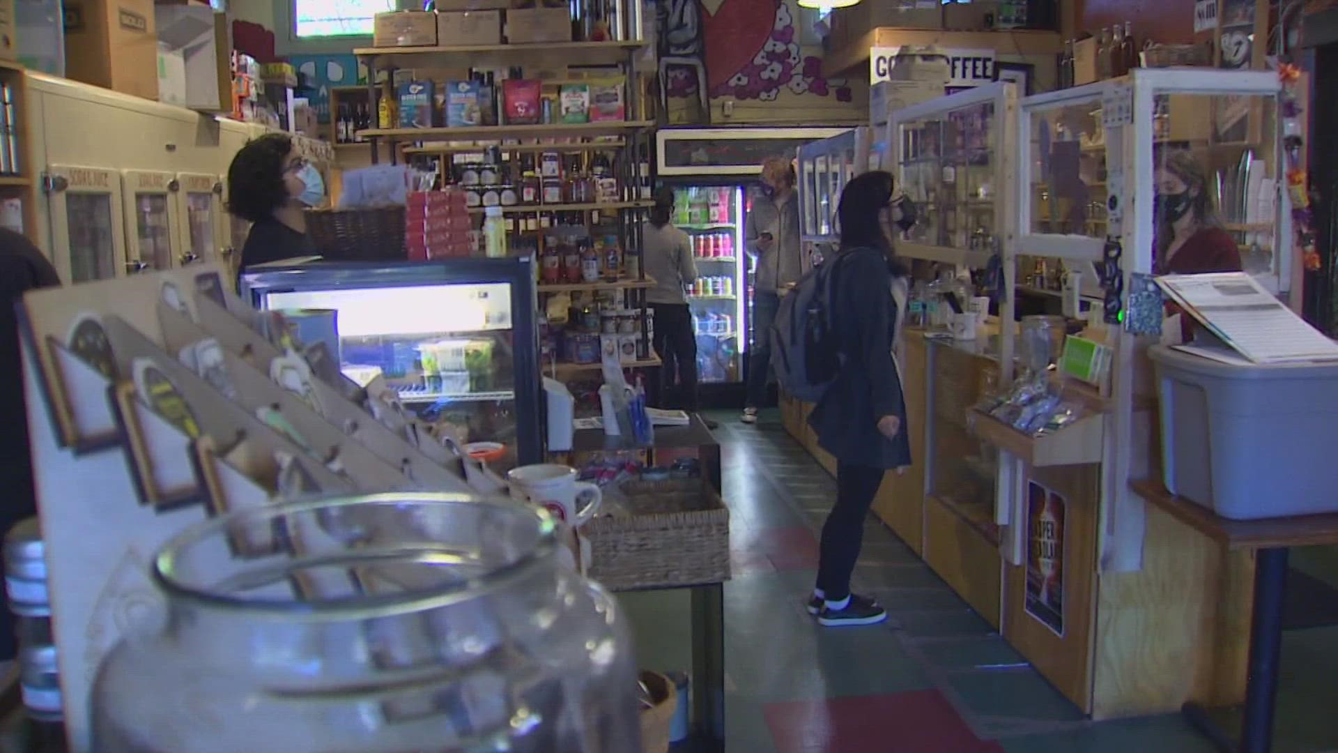 Local business owners in Seattle's University District are feeling optimistic again after a difficult 18 months.