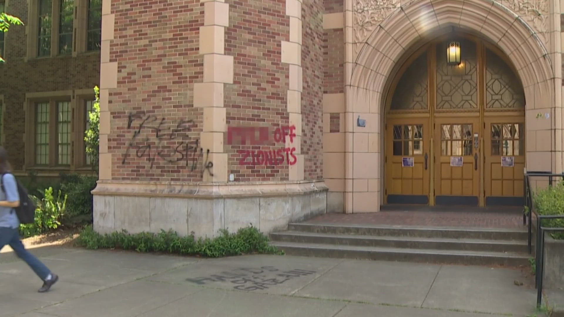 Protesters are specifically targeting the university's connection to Boeing because of the company's defense unit and military work.