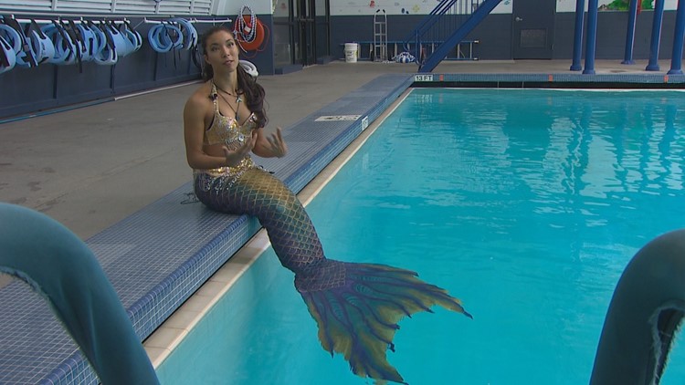 Seattle mermaid helps to educate and save the seas