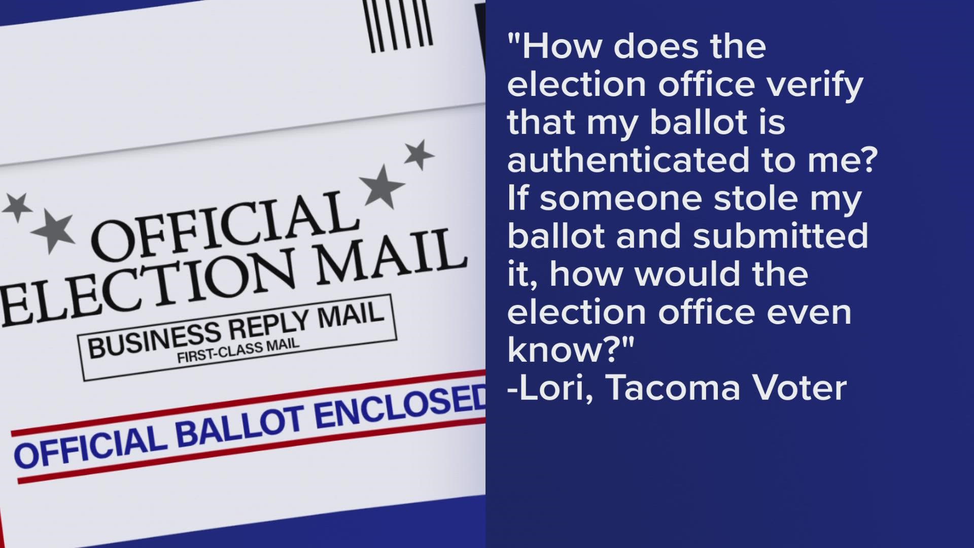 Elections officials are trained to validate your ballot for you.