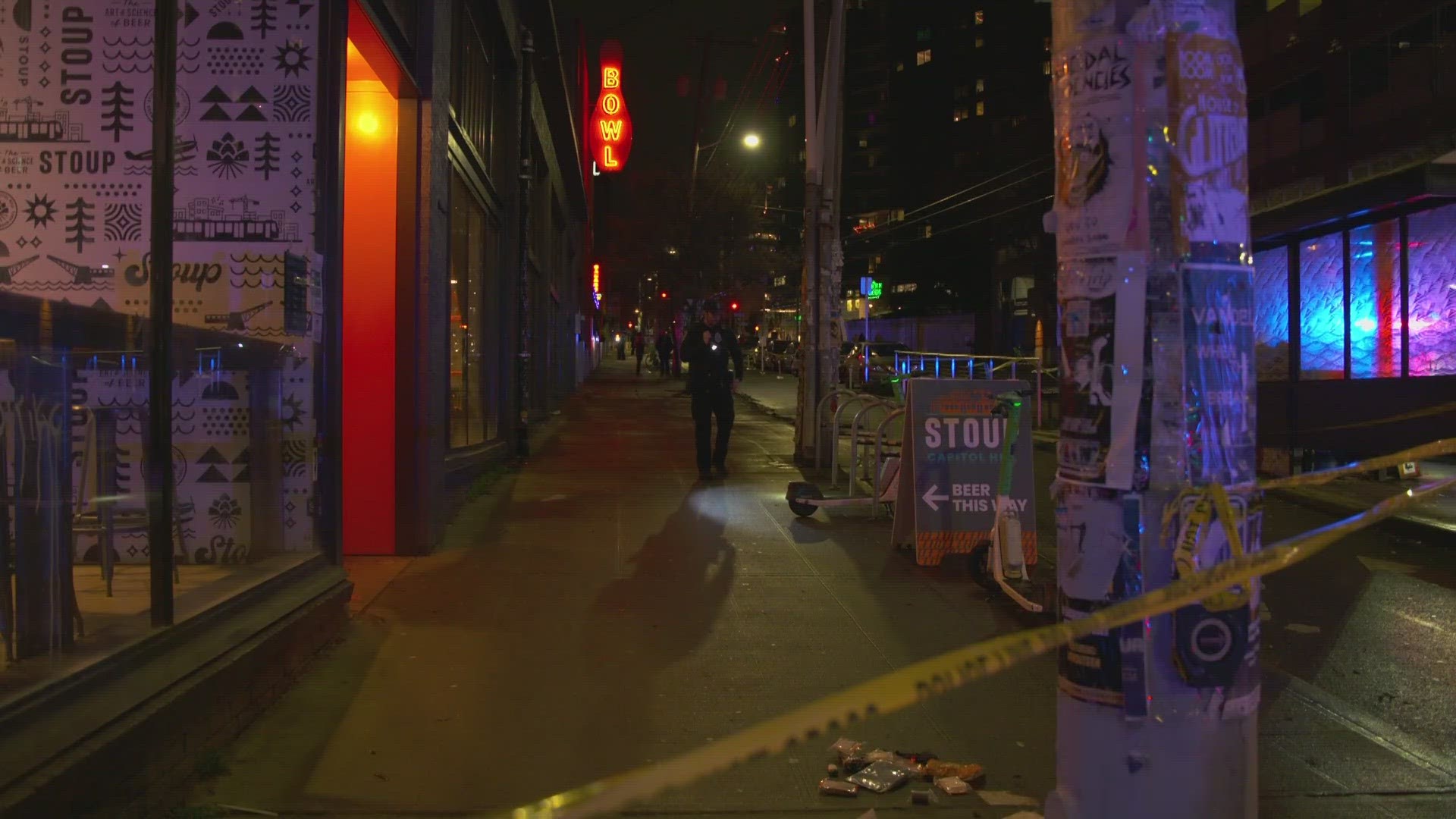 Three people were injured in a shooting Saturday night in Seattle Capitol Hill neighborhood, police said.