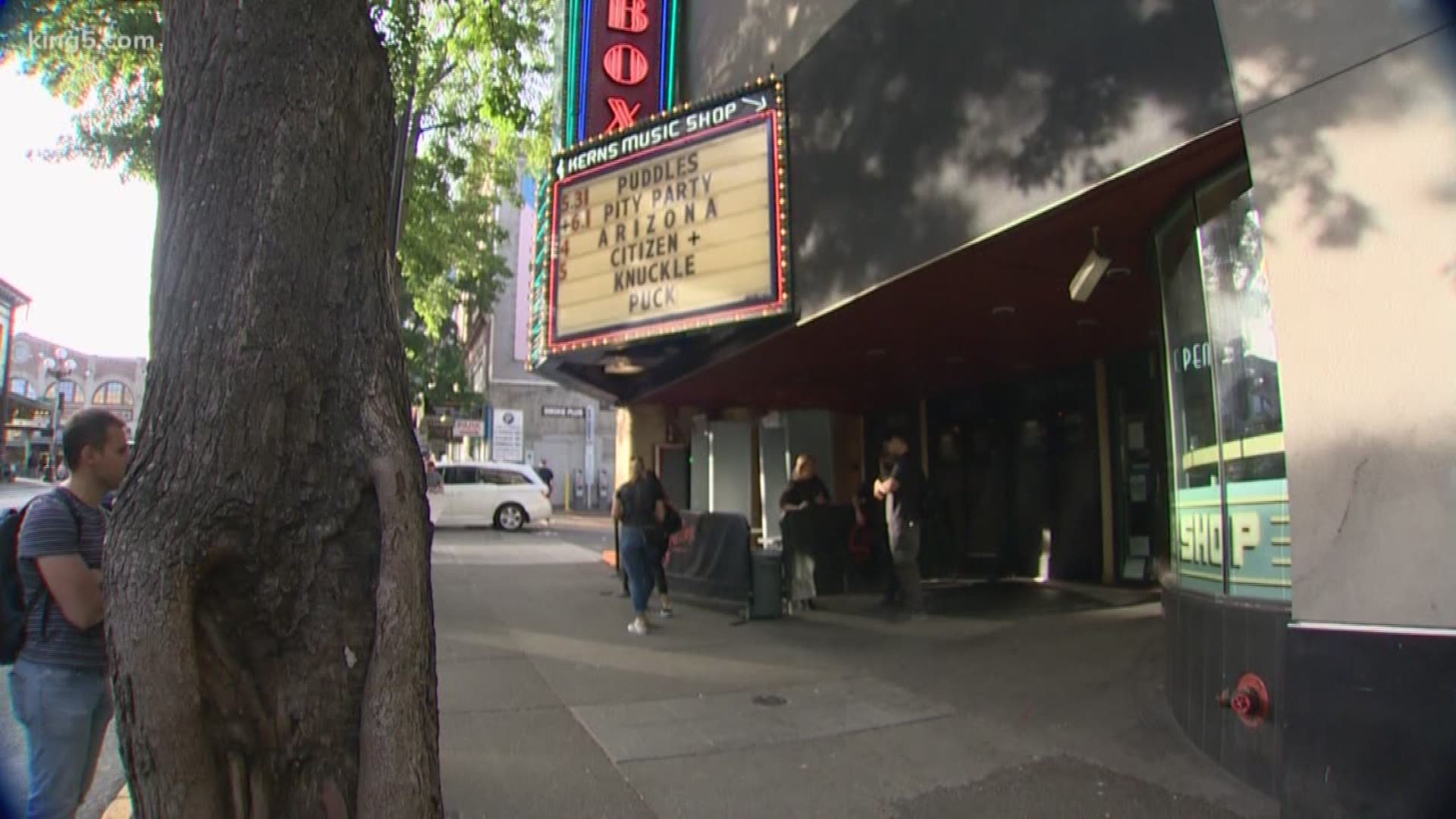 An effort to protect The Showbox from being redeveloped continued Monday as Seattle council members approved a measure to include it in a historical district.